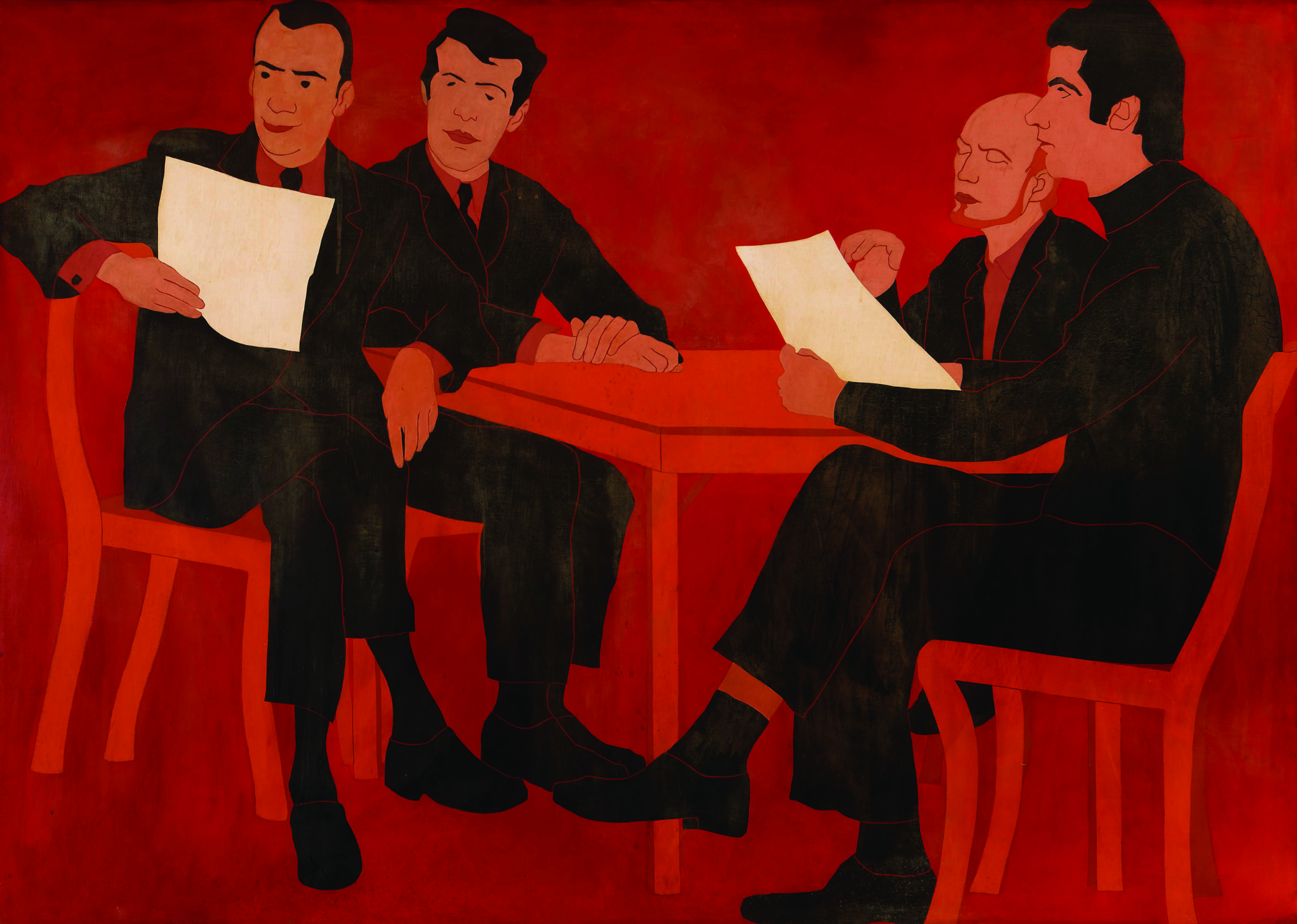 Auto-retrato dos críticos, Nikias Skapinakis