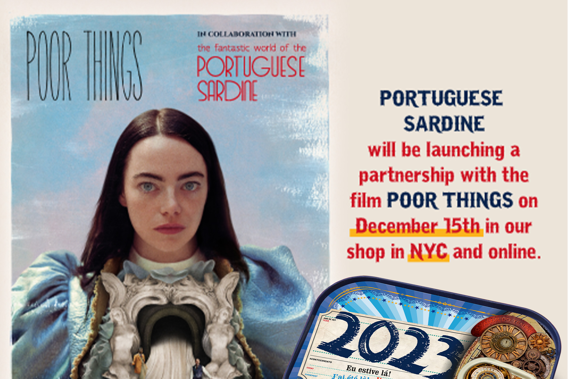 Marca portuguesa estabelece colaboração com filme protagonizado por Emma Stone