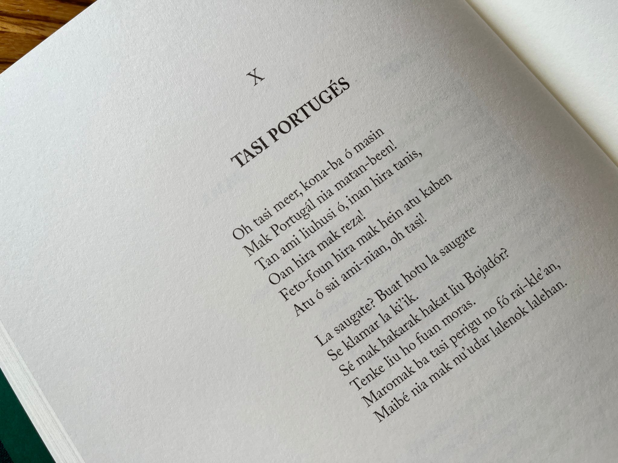 mensagem mar português Tétum