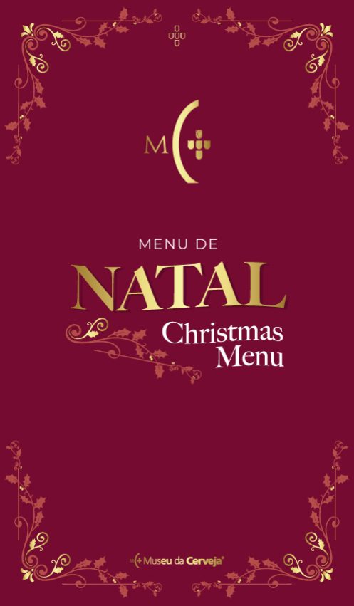 Museu da Cerveja – Menu de Natal 2026 Museu da Cerveja - Menu de Natal 2026